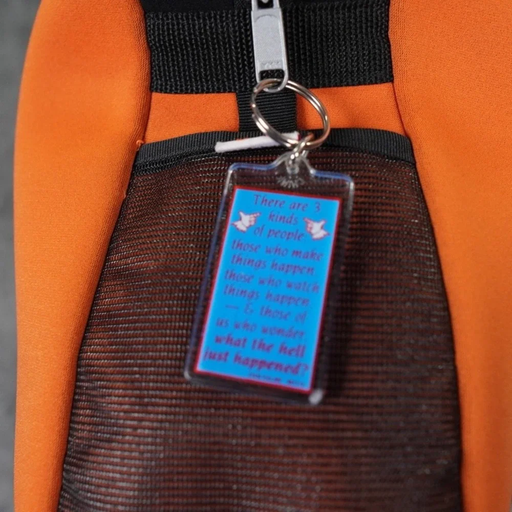 Ladybug Backpack Sling Bag Unisex Orange Daisy Flower Neoprene Mesh Pockets